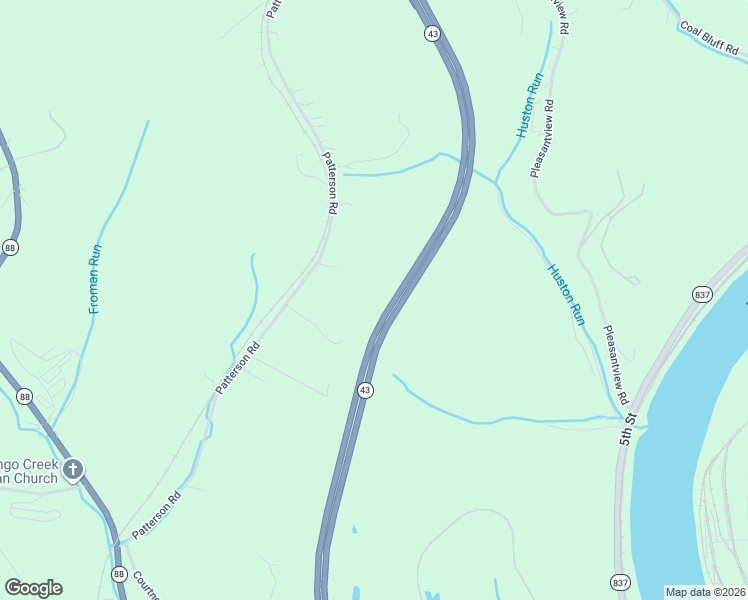 map of restaurants, bars, coffee shops, grocery stores, and more near Mon-Fayette Expressway in Finleyville