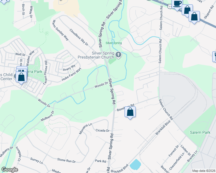map of restaurants, bars, coffee shops, grocery stores, and more near 385 Silver Spring Road in Mechanicsburg