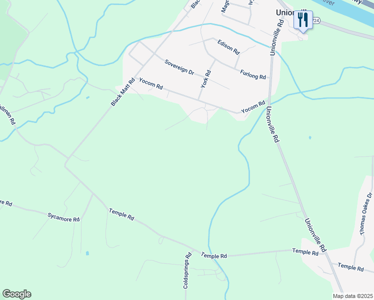 map of restaurants, bars, coffee shops, grocery stores, and more near 265 Yocom Road in Douglassville