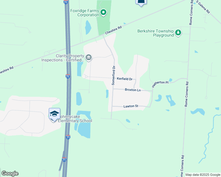 map of restaurants, bars, coffee shops, grocery stores, and more near 1860 Somerford Drive in Galena
