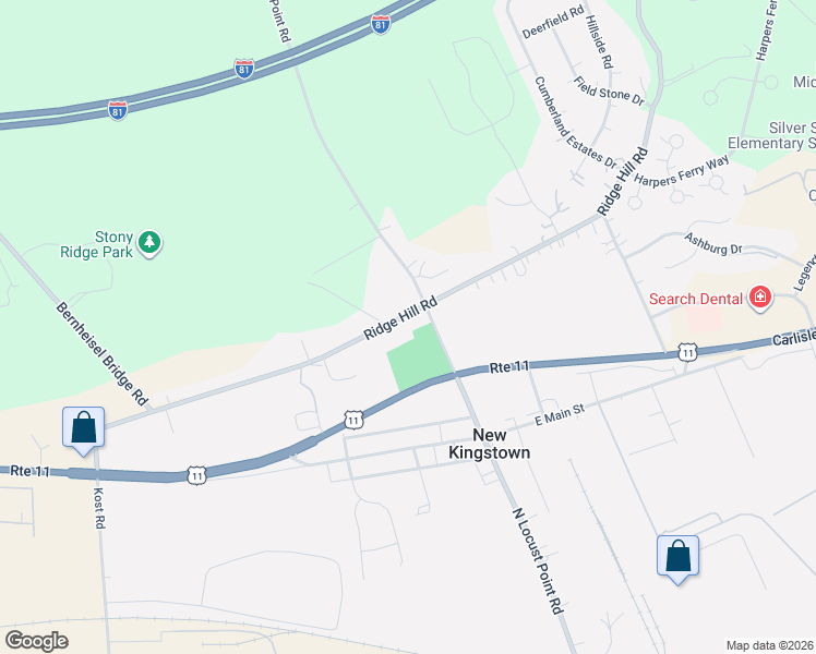 map of restaurants, bars, coffee shops, grocery stores, and more near 339 North Locust Point Road in Mechanicsburg