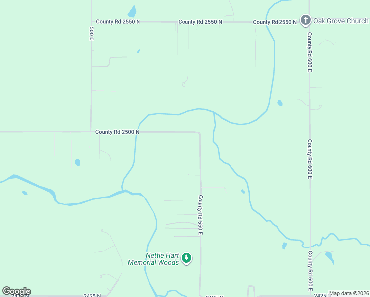 map of restaurants, bars, coffee shops, grocery stores, and more near 340 County Road 2500 North in Dewey