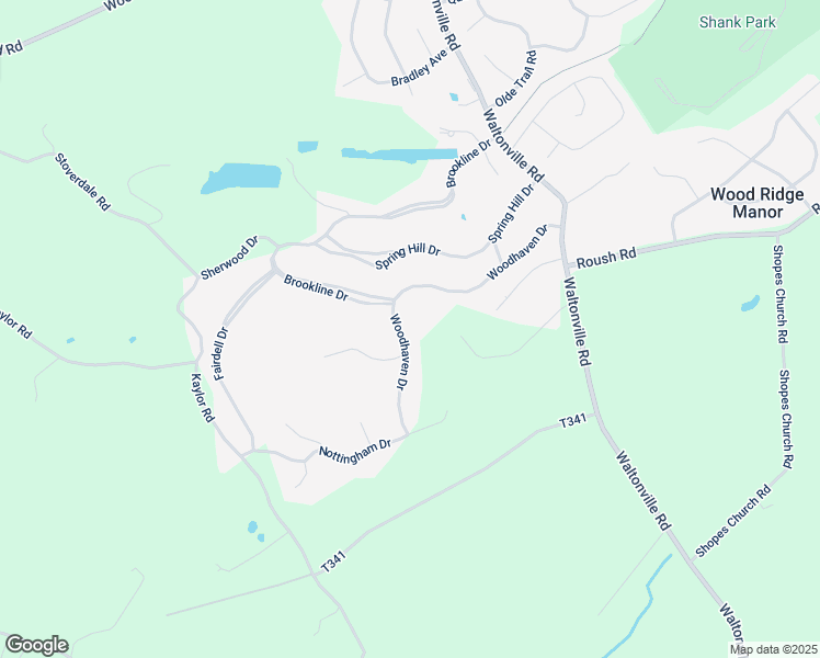 map of restaurants, bars, coffee shops, grocery stores, and more near 1636 Woodhaven Drive in Hummelstown