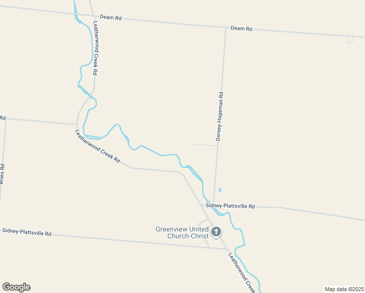 map of restaurants, bars, coffee shops, grocery stores, and more near 3455 Dorsey-Hageman Road in Sidney