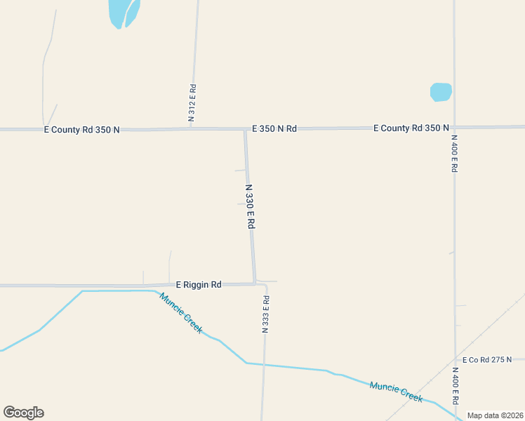 map of restaurants, bars, coffee shops, grocery stores, and more near 5220 North 330 East Road in Muncie