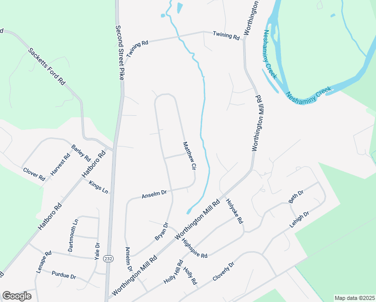map of restaurants, bars, coffee shops, grocery stores, and more near 138 Matthew Cir in Richboro