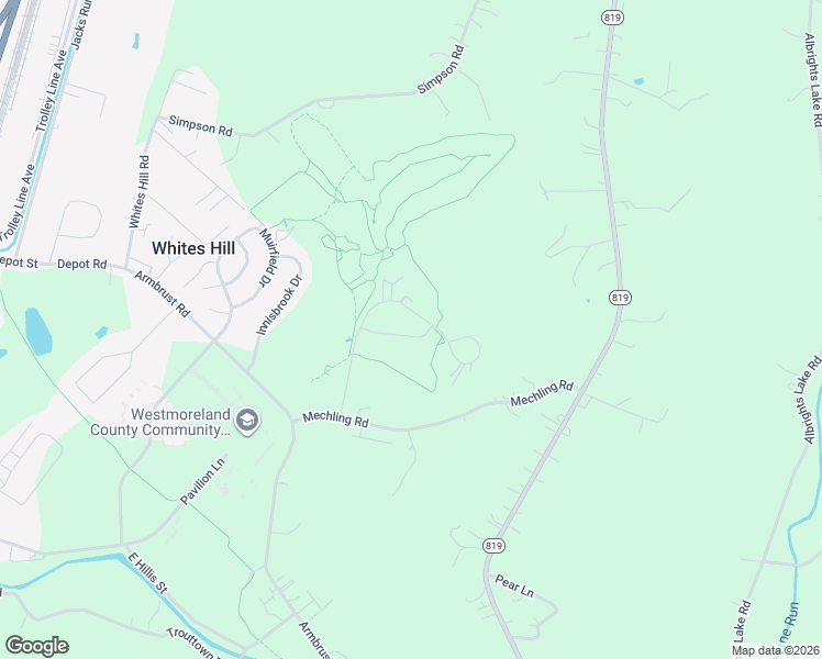 map of restaurants, bars, coffee shops, grocery stores, and more near 1209 Troon Dr in Greensburg