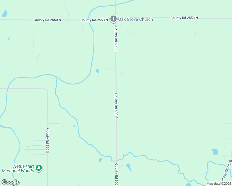 map of restaurants, bars, coffee shops, grocery stores, and more near 2501 East 600N Road in Paxton