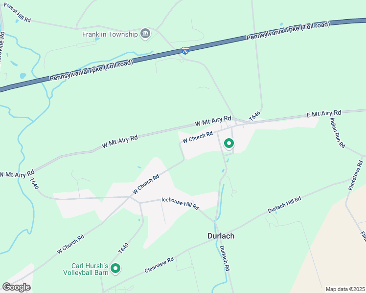 map of restaurants, bars, coffee shops, grocery stores, and more near 140 W Church Rd in Stevens