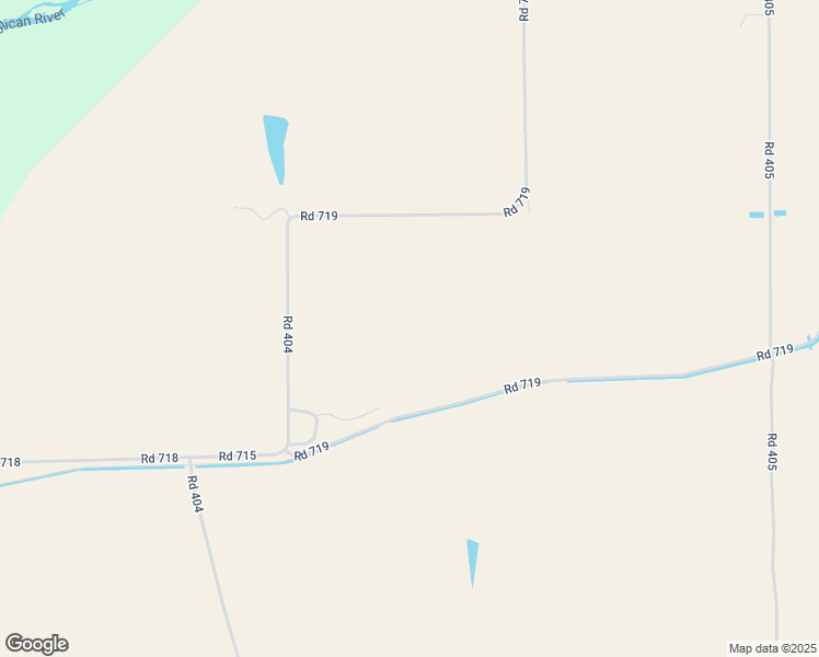 map of restaurants, bars, coffee shops, grocery stores, and more near 71804 Road 404 in Bartley