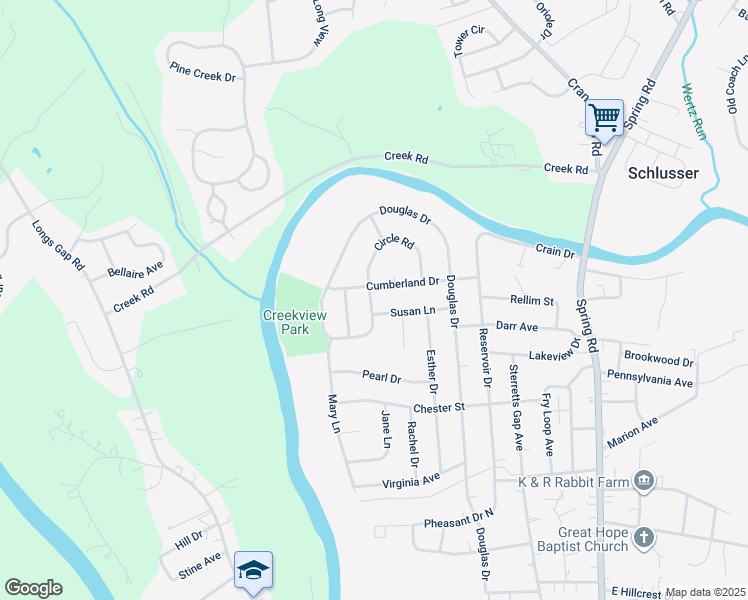 map of restaurants, bars, coffee shops, grocery stores, and more near 4 Mountain View Drive in Carlisle
