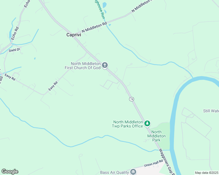 map of restaurants, bars, coffee shops, grocery stores, and more near Coral Drive in Carlisle