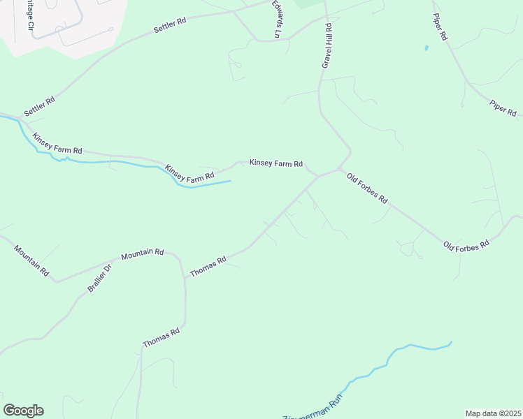 map of restaurants, bars, coffee shops, grocery stores, and more near 373 Thomas Road in Ligonier