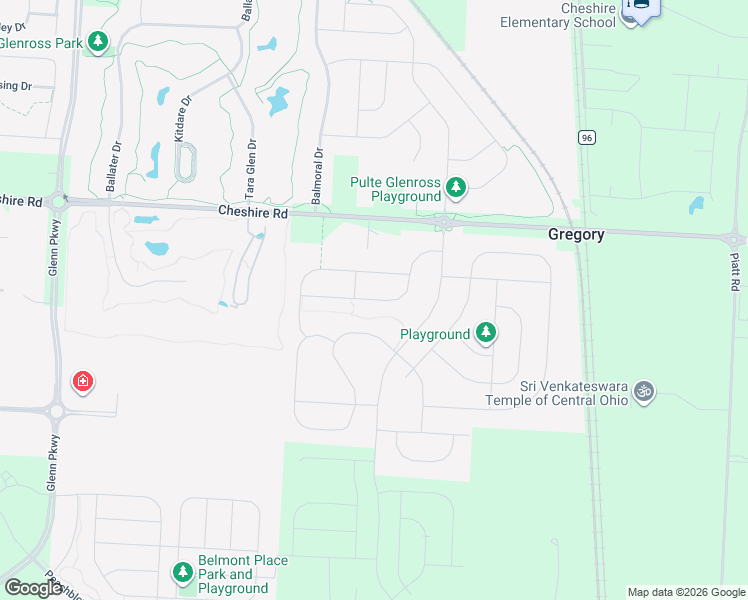 map of restaurants, bars, coffee shops, grocery stores, and more near Solstice Road in Delaware