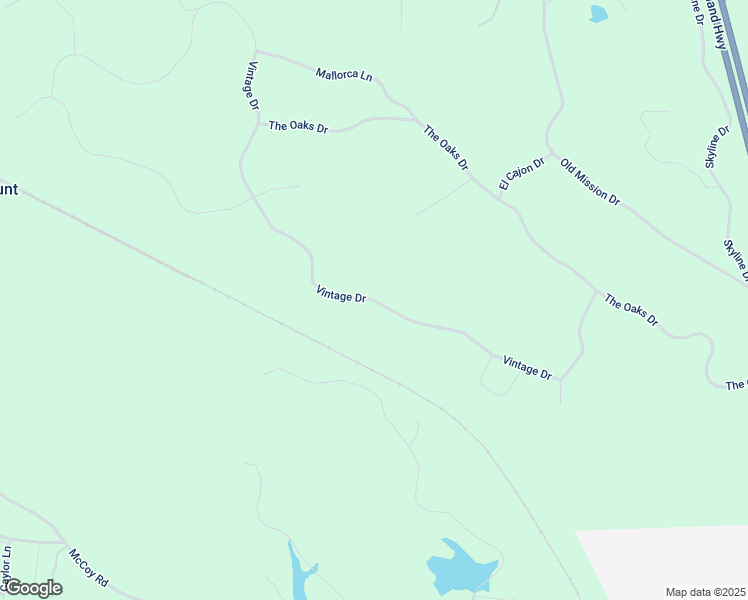 map of restaurants, bars, coffee shops, grocery stores, and more near Vintage Drive in Tehama County