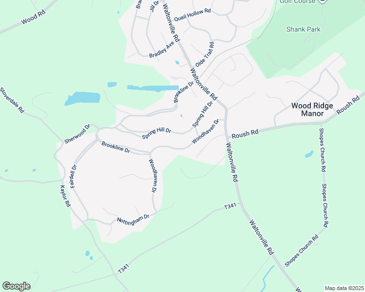 map of restaurants, bars, coffee shops, grocery stores, and more near 1542 Woodhaven Drive in Hummelstown