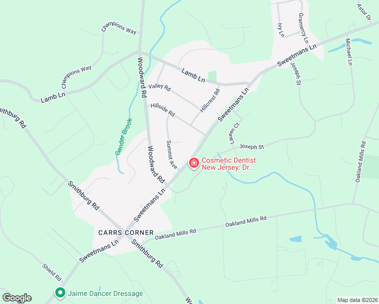 map of restaurants, bars, coffee shops, grocery stores, and more near 4 Summit Court in Manalapan Township
