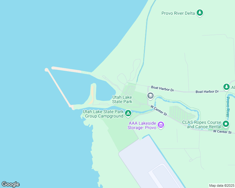 map of restaurants, bars, coffee shops, grocery stores, and more near 4440 West Center Street in Provo
