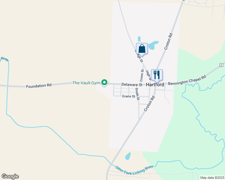map of restaurants, bars, coffee shops, grocery stores, and more near 183 Delaware Street in Hartford