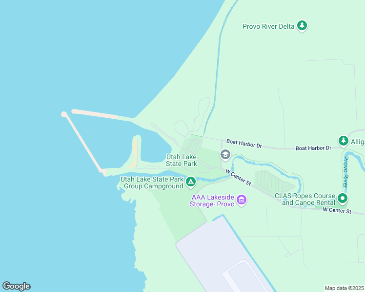 map of restaurants, bars, coffee shops, grocery stores, and more near 4440 West Center Street in Provo