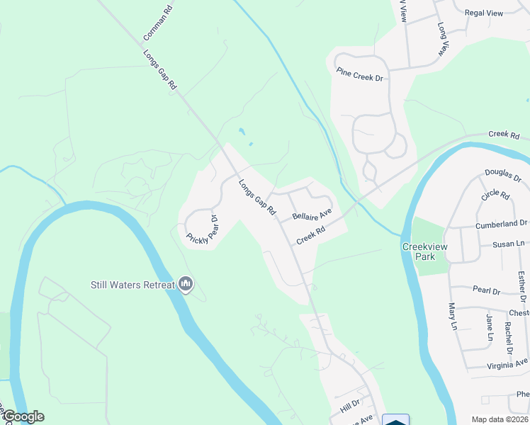 map of restaurants, bars, coffee shops, grocery stores, and more near 755 Longs Gap Road in Carlisle