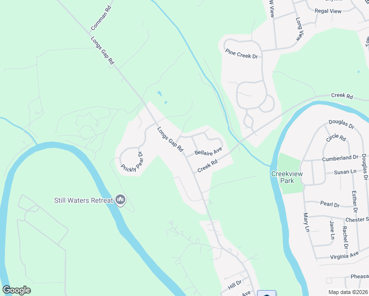 map of restaurants, bars, coffee shops, grocery stores, and more near 755 Longs Gap Road in Carlisle