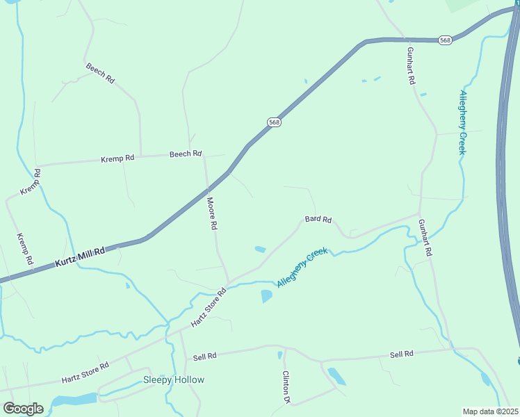 map of restaurants, bars, coffee shops, grocery stores, and more near 58 Carnis Drive in Mohnton
