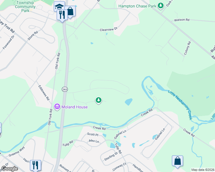 map of restaurants, bars, coffee shops, grocery stores, and more near 1333 Memorial Drive in Warwick