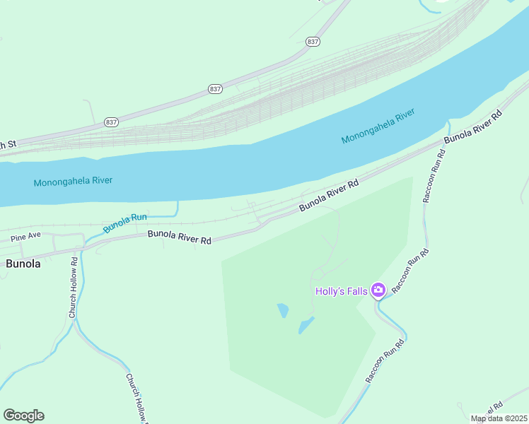 map of restaurants, bars, coffee shops, grocery stores, and more near 41 Bay Street in Bunola