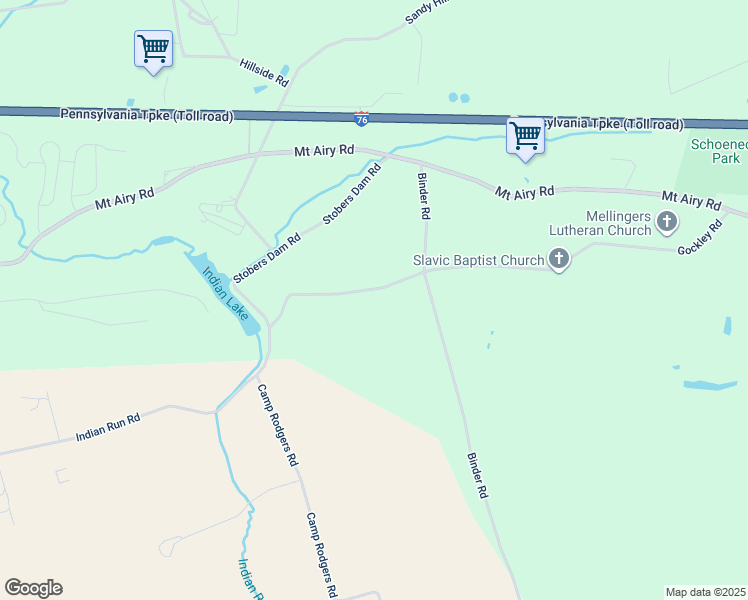 map of restaurants, bars, coffee shops, grocery stores, and more near 465 Gockley Rd in Stevens