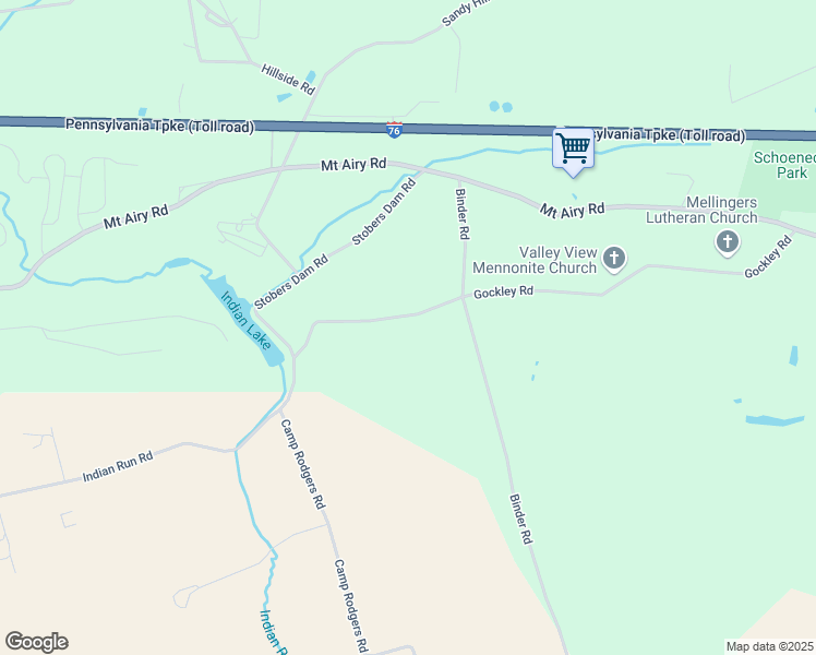 map of restaurants, bars, coffee shops, grocery stores, and more near 465 Gockley Rd in Stevens