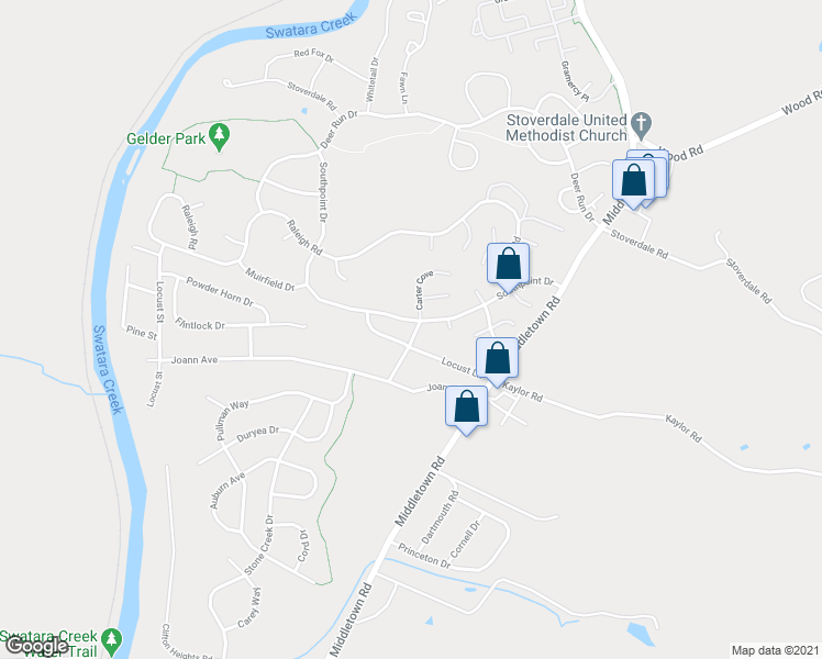 map of restaurants, bars, coffee shops, grocery stores, and more near 990 Carter Cove in Hummelstown