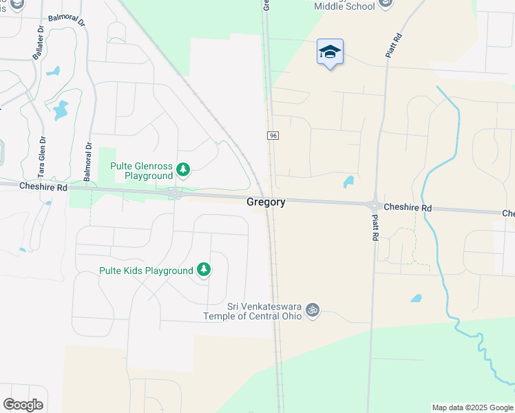map of restaurants, bars, coffee shops, grocery stores, and more near 2226 Cheshire Road in Delaware