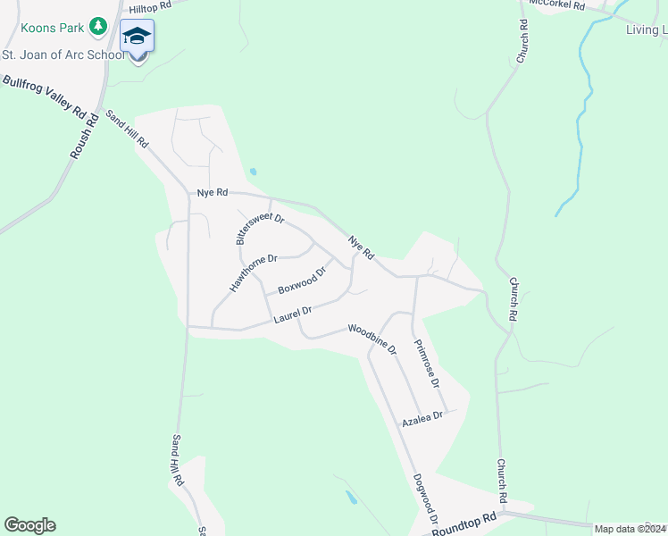 map of restaurants, bars, coffee shops, grocery stores, and more near 276 Bittersweet Drive in Hershey