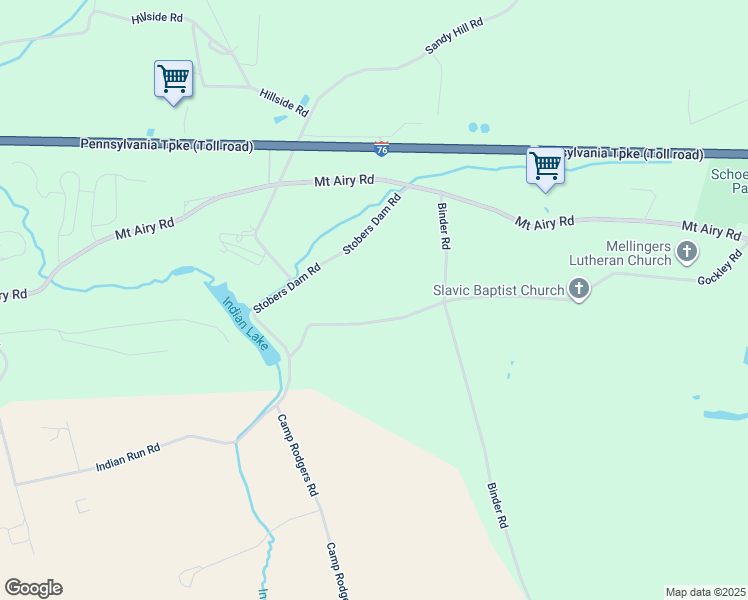 map of restaurants, bars, coffee shops, grocery stores, and more near 470 Gockley Rd in Stevens