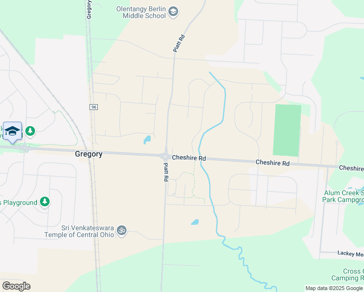 map of restaurants, bars, coffee shops, grocery stores, and more near 2659 Cheshire Road in Delaware