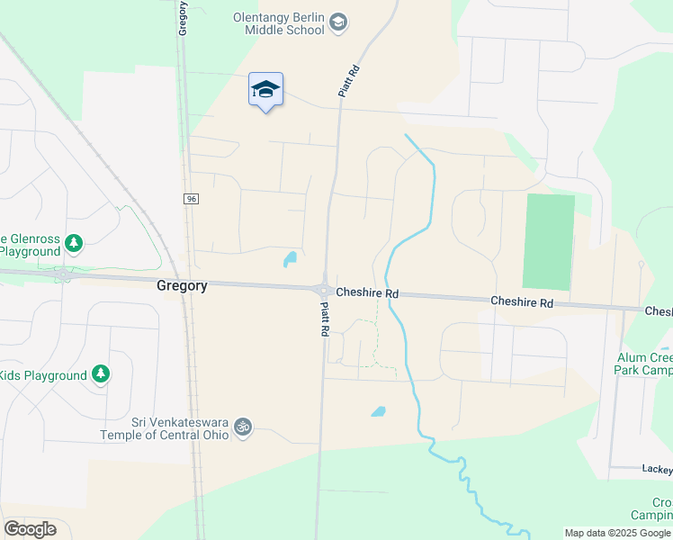 map of restaurants, bars, coffee shops, grocery stores, and more near 2659 Cheshire Road in Delaware