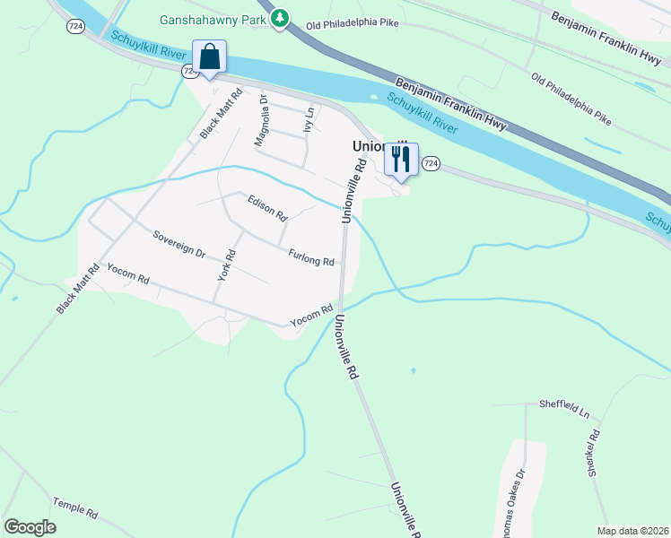 1 Furlong Road, Douglassville PA Walk Score