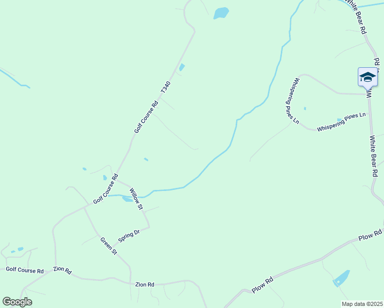 map of restaurants, bars, coffee shops, grocery stores, and more near 53 Putter Lane in Birdsboro