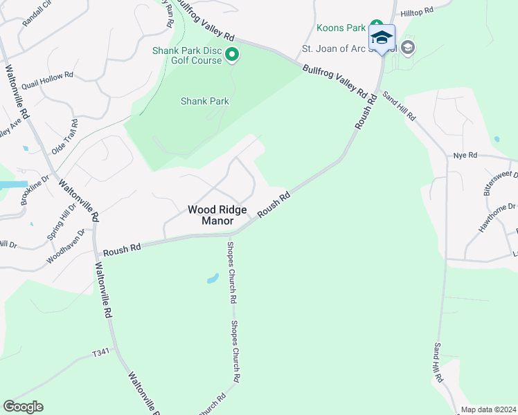 map of restaurants, bars, coffee shops, grocery stores, and more near 1185 Roush Road in Hummelstown