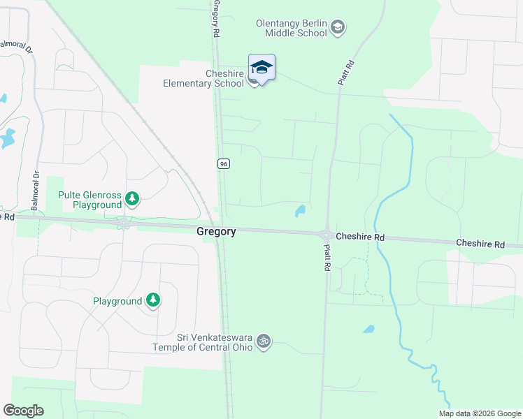 map of restaurants, bars, coffee shops, grocery stores, and more near 2515 Cheshire Road in Delaware