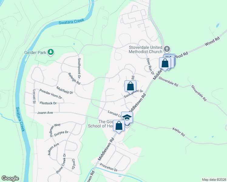 map of restaurants, bars, coffee shops, grocery stores, and more near 929 Carter Cove in Hummelstown