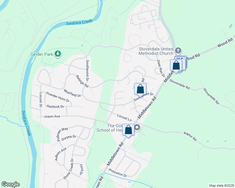 map of restaurants, bars, coffee shops, grocery stores, and more near 942 Carter Cove in Hummelstown