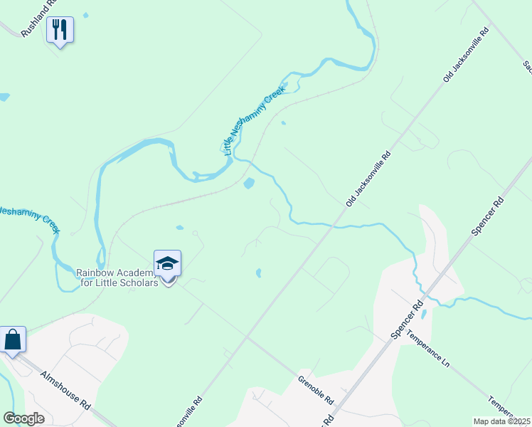 map of restaurants, bars, coffee shops, grocery stores, and more near 30 Rohiwee Road in Ivyland