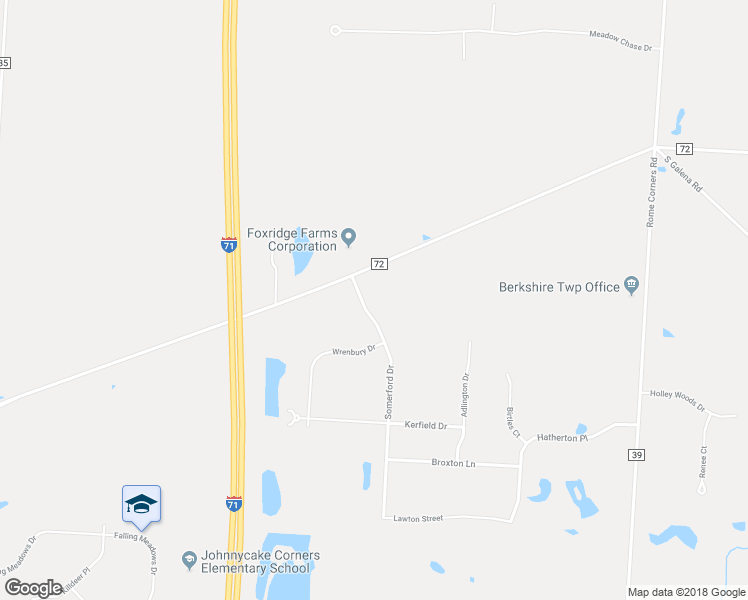 map of restaurants, bars, coffee shops, grocery stores, and more near 1569 Somerford Drive in Galena
