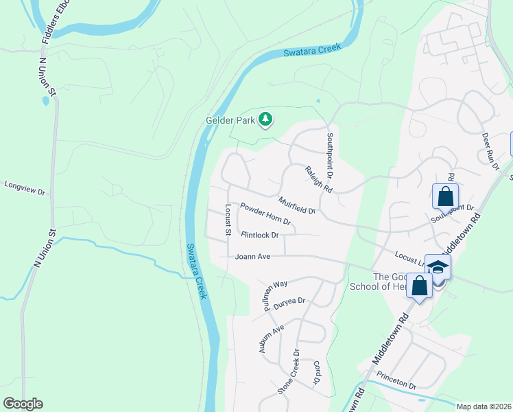 map of restaurants, bars, coffee shops, grocery stores, and more near 2404 Raleigh Road in Hummelstown
