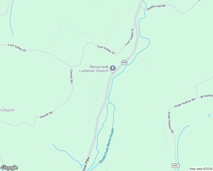 map of restaurants, bars, coffee shops, grocery stores, and more near 4495 Somerset Pike in Hollsopple