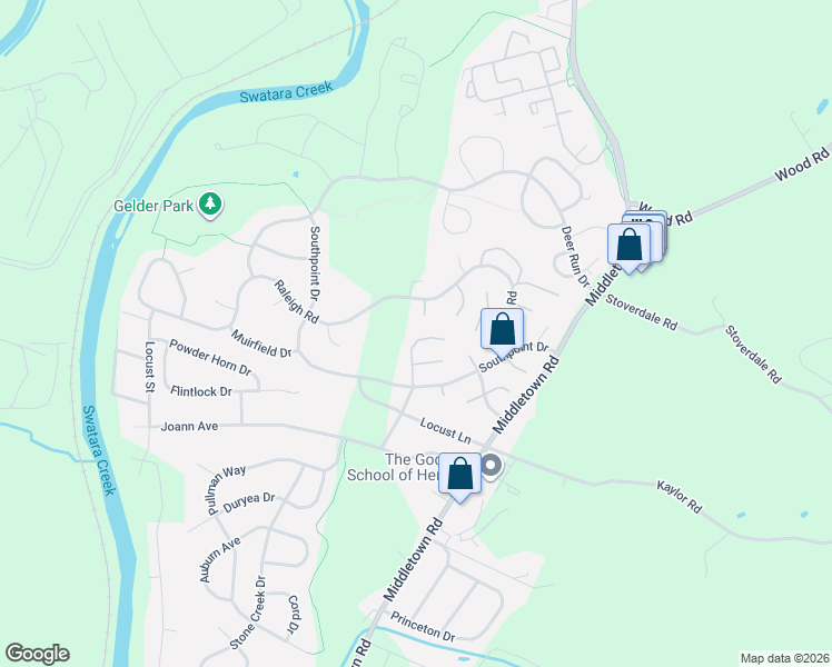 map of restaurants, bars, coffee shops, grocery stores, and more near 942 Carter Cove in Hummelstown