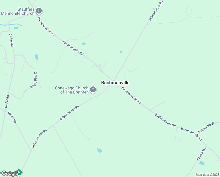 map of restaurants, bars, coffee shops, grocery stores, and more near 7074 Schoolhouse Road in Hershey