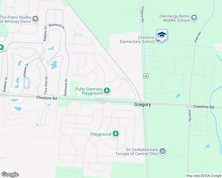 map of restaurants, bars, coffee shops, grocery stores, and more near 664 White Fawn Run in Delaware